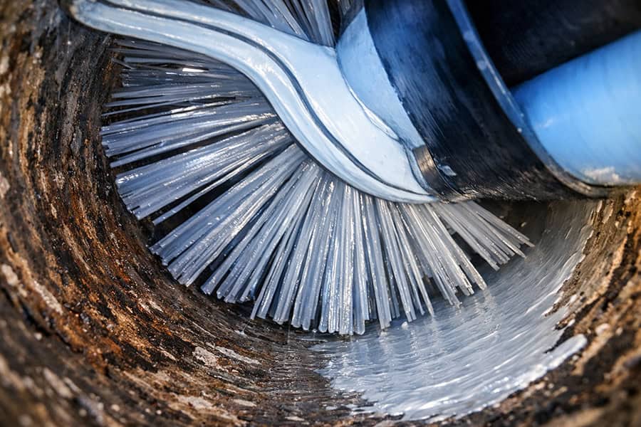 Reabilitare conducte Brush Coating 223 Reabilitare conducte canalizare Brush Coating
