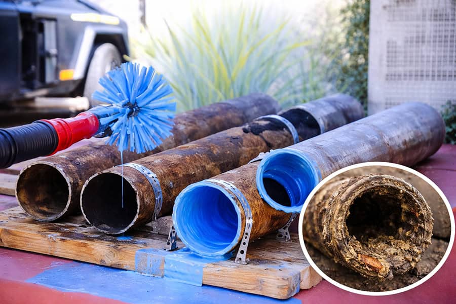 Reabilitare conducte canalizare Brush Coating inspectie finala Reabilitare conducte canalizare Brush Coating