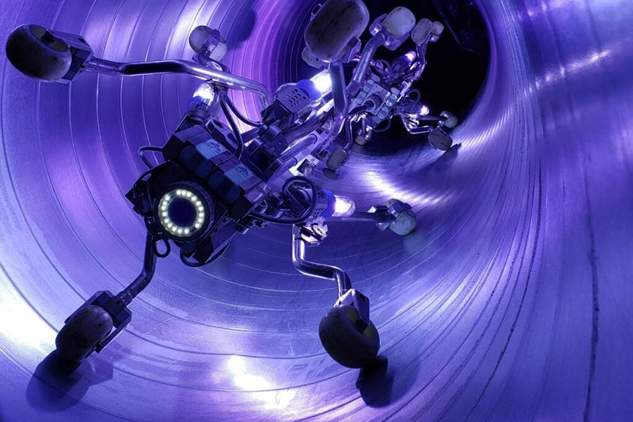 Reparatii Conducte Canalizare UV BlueLight 6 Intarim linerul controlat cu tehnologia UV BlueLight