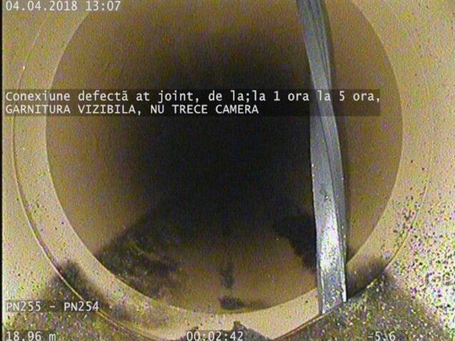 Attached image file Inspectie video canalizare Mures 3
