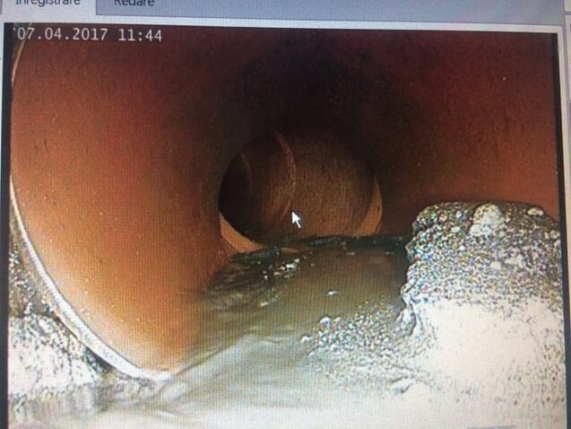 Attached image file Inspectie video canalizare Mures 4