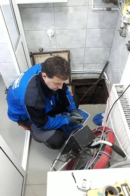 Attached image file Inspectie video canalizare Mures 6
