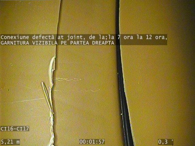 Attached image file Inspectie video canalizare Mures 7