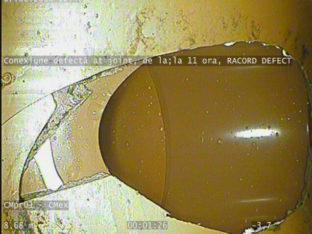 Attached image file Inspectie video canalizare Mures 8